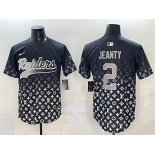 Men's Las Vegas Raiders #2 Ashton Jeanty Black Limited Stitched Baseball Jersey Men's Las Vegas Raiders #2 Ashton Jeanty Black Limited Stitched Baseball Jersey