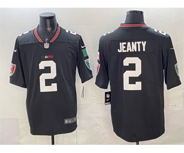 Men's Las Vegas Raiders #2 Ashton Jeanty Black Mexico Vapor Limited Football Stitched Jersey