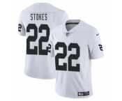 Men's Las Vegas Raiders #22 Eric Stokes White 2025 Vapor Football Stitched Jersey