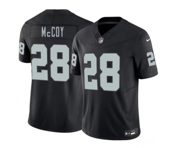 Men's Las Vegas Raiders #28 Jermod McCoy Black 2026 F.U.S.E. Vapor Untouchable Limited Football Stitched Jersey