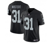 Men's Las Vegas Raiders #31 Raheem Mostert Black 2025 Vapor Football Stitched Jersey