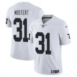 Men's Las Vegas Raiders #31 Raheem Mostert White 2025 Vapor Football Stitched Jersey