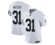 Men's Las Vegas Raiders #31 Raheem Mostert White 2025 Vapor Football Stitched Jersey