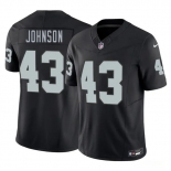Men's Las Vegas Raiders #43 Dalton Johnson Black 2026 F.U.S.E. Vapor Untouchable Limited Football Stitched Jersey