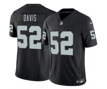 Men's Las Vegas Raiders #52 Jamin Davis Black 2026 F.U.S.E. Vapor Untouchable Limited Football Stitched Jersey