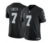 Men's Las Vegas Raiders #7 Geno Smith Black 2025 F.U.S.E. Vapor Football Stitched Jersey