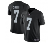 Men's Las Vegas Raiders #7 Geno Smith Black 2025 Vapor Football Stitched Jersey