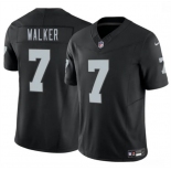 Men's Las Vegas Raiders #7 Quay Walker Black 2026 F.U.S.E. Vapor Untouchable Limited Stitched Football Jersey