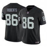 Men's Las Vegas Raiders #86 Chase Roberts Black 2026 Draft F.U.S.E. Vapor Untouchable Limited Football Stitched Jersey