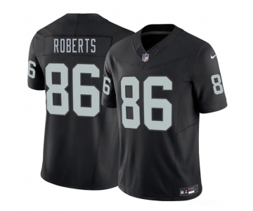 Men's Las Vegas Raiders #86 Chase Roberts Black 2026 Draft F.U.S.E. Vapor Untouchable Limited Football Stitched Jersey