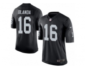 Men's Nike Oakland Raiders #16 George Blanda Limited Black Team Color NFL Jersey Men's Nike Oakland Raiders #16 George Blanda Limited Black Team Color NFL Jersey