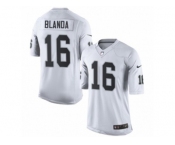 Men's Nike Oakland Raiders #16 George Blanda Limited White NFL Jersey Men's Nike Oakland Raiders #16 George Blanda Limited White NFL Jersey