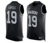 Men's Nike Oakland Raiders #19 Brandon LaFell Limited Black Player Name & Number Tank Top NFL Jersey