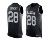 Men's Nike Oakland Raiders #28 Gareon Conley Limited Black Player Name & Number Tank Top NFL Jersey