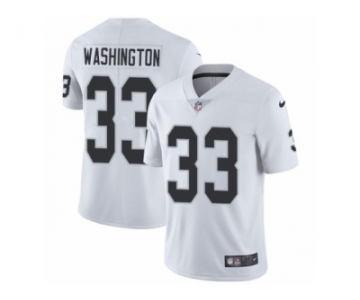 Men's Nike Oakland Raiders #33 DeAndre Washington Vapor Untouchable Limited White NFL Jersey