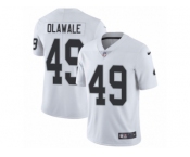 Men's Nike Oakland Raiders #49 Jamize Olawale Vapor Untouchable Limited White NFL Jersey