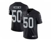 Men's Nike Oakland Raiders #50 Ben Heeney Vapor Untouchable Limited Black Team Color NFL Jersey