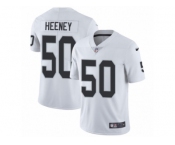 Men's Nike Oakland Raiders #50 Ben Heeney Vapor Untouchable Limited White NFL Jersey