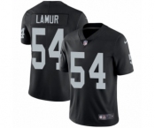 Men's Nike Oakland Raiders #54 Emmanuel Lamur Black Team Color Vapor Untouchable Limited Player NFL Jersey