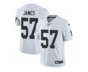 Men's Nike Oakland Raiders #57 Cory James Vapor Untouchable Limited White NFL Jersey
