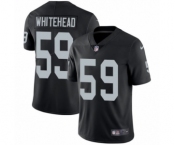 Men's Nike Oakland Raiders #59 Tahir Whitehead Black Team Color Vapor Untouchable Limited Player NFL Jersey