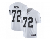 Men's Nike Oakland Raiders #72 Donald Penn Vapor Untouchable Limited White NFL Jersey
