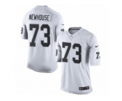 Men's Nike Oakland Raiders #73 Marshall Newhouse Limited White NFL Jersey