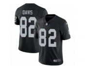 Men's Nike Oakland Raiders #82 Al Davis Vapor Untouchable Limited Black Team Color NFL Jersey