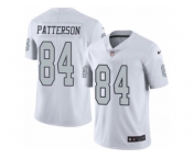 Men's Nike Oakland Raiders #84 Cordarrelle Patterson Limited White Rush NFL Jersey