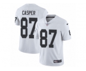 Men's Nike Oakland Raiders #87 Dave Casper Vapor Untouchable Limited White NFL Jersey