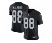 Men's Nike Oakland Raiders #88 Clive Walford Vapor Untouchable Limited Black Team Color NFL Jersey