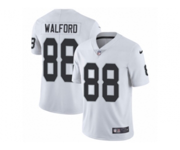 Men's Nike Oakland Raiders #88 Clive Walford Vapor Untouchable Limited White NFL Jersey