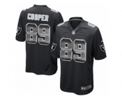 Men's Nike Oakland Raiders #89 Amari Cooper Limited Black Strobe NFL Jersey Men's Nike Oakland Raiders #89 Amari Cooper Limited Black Strobe NFL Jersey