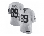 Men's Nike Oakland Raiders #89 Amari Cooper Limited Gray Gridiron II NFL Jersey Men's Nike Oakland Raiders #89 Amari Cooper Limited Gray Gridiron II NFL Jersey