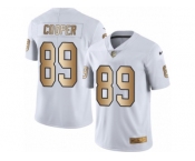 Men's Nike Oakland Raiders #89 Amari Cooper Limited White Gold Rush NFL Jersey Men's Nike Oakland Raiders #89 Amari Cooper Limited White Gold Rush NFL Jersey