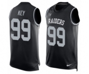 Men's Nike Oakland Raiders #99 Arden Key Limited Black Player Name & Number Tank Top NFL Jersey