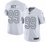 Men's Nike Oakland Raiders #99 Arden Key Limited White Rush Vapor Untouchable NFL Jersey