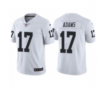 Men's Oakland Raiders #17 Davante Adams White Vapor Limited Stitched Jersey