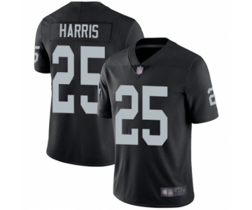 Men's Oakland Raiders #25 Erik Harris Black Team Color Vapor Untouchable Limited Player Football Jersey