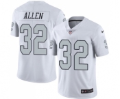 Men's Oakland Raiders #32 Marcus Allen Limited White Rush Vapor Untouchable Football Jersey Men's Oakland Raiders #32 Marcus Allen Limited White Rush Vapor Untouchable Football Jersey