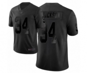 Men's Oakland Raiders #34 Bo Jackson Limited Black City Edition Football Jersey Men's Oakland Raiders #34 Bo Jackson Limited Black City Edition Football Jersey