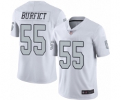 Men's Oakland Raiders #55 Vontaze Burfict Limited White Rush Vapor Untouchable Football Jersey Men's Oakland Raiders #55 Vontaze Burfict Limited White Rush Vapor Untouchable Football Jersey