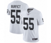 Men's Oakland Raiders #55 Vontaze Burfict White Vapor Untouchable Limited Player Football Jersey Men's Oakland Raiders #55 Vontaze Burfict White Vapor Untouchable Limited Player Football Jersey