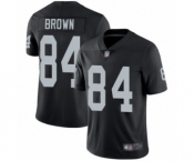 Men's Oakland Raiders #84 Antonio Brown Black Team Color Vapor Untouchable Limited Player Football Jersey