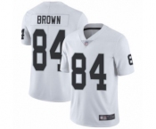Men's Oakland Raiders #84 Antonio Brown White Vapor Untouchable Limited Player Football Jersey