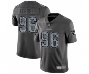 Men's Oakland Raiders #96 Clelin Ferrell Gray Static Fashion Limited Football Jersey Men's Oakland Raiders #96 Clelin Ferrell Gray Static Fashion Limited Football Jersey