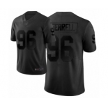 Men's Oakland Raiders #96 Clelin Ferrell Limited Black City Edition Football Jersey