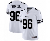 Men's Oakland Raiders #96 Clelin Ferrell White Team Logo Fashion Limited Football Jersey Men's Oakland Raiders #96 Clelin Ferrell White Team Logo Fashion Limited Football Jersey