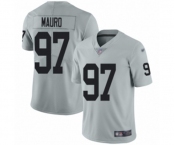 Men's Oakland Raiders #97 Josh Mauro Limited Silver Inverted Legend Football Jersey Men's Oakland Raiders #97 Josh Mauro Limited Silver Inverted Legend Football Jersey