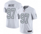 Men's Oakland Raiders #97 Josh Mauro Limited White Rush Vapor Untouchable Football Jersey Men's Oakland Raiders #97 Josh Mauro Limited White Rush Vapor Untouchable Football Jersey
